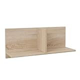Wandregal 70 x 30 x 22 cm Hängeregal Sonoma Eiche Braun – RICOO Schweberegal WM013-ES