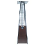 ACTIVA Terrassenheizstrahler Pyramide Cheops II Heizpilz Terrassenheizer, 9,3 KW Heizleistung, 190 cm, inkl. Duran Schott Glasröhre, Gas-H