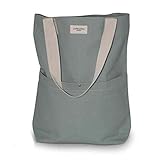 Aspegren Tasche Shopper Mano Granite Green 100% Baumw