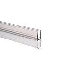 Schulte D2908 Dichtung für Duschabtrennung, transparent, 100