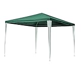 EINFEBEN Pavillon Wasserdicht 3x3m Steckpavillon Grün Gartenzelt Partyzelt UV-Schutz Ohne Seitenteile für Garten Terrasse Markt Camping Ang