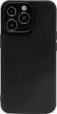 JT Berlin BackCase Pankow Soft Silikon Hülle Apple iPhone 13 Pro Schutzhülle [Flexibles TPU Cover, Wireless-Charging kompatibel, Verstärkte Ecken, 1 Meter Fallschutz] schw