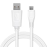 CELLONIC® USB Kabel 1m kompatibel mit ZTE Blade V9, V9 Vita, V8, V7, V7 Lite, V7 Max, V6 / L6, L5, L3 / Axon Mini / A452 / S6 Smartphone, Handy Ladekabel Micro USB auf USB A 2.0 Datenkabel 1A weiß PVC