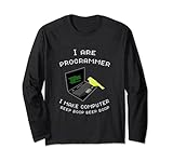 I Are Programmer I Make Computer Kanarienvögel Liebhaber Haustier Geschenk Lang