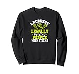 Ich habe Leute mit einem Stock-Sporttrainer Lacrosse geschlagen Sw