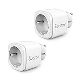 WLAN Alexa Steckdose 2er Pack, Smart Steckdose Intelligente Plug 16A Wifi Stecker für Smart Home Kompatibel mit Echo Google Assisant by Avatar C