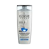 3tlg. SET: 2x290ml Loreal Paris Elvital Elseve Homme for Men Anti-Schuppen Anti-Roos Power + Aufbewahrungssäckchen von STUDIO.MUNET