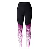 PMDKLSPQ Damen Leggings Sporthose Fitnesshose Training Laufhose Sport Tights Hohe Taille Yogahose Lange Leggings Yoga Jogginghose Fitness Hose Training Strump
