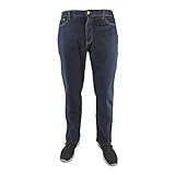 MARINA DEL REY Herren 5-Pocket Jeans Regular FIT Stretch in Übergröße, Dunkelblau, 66