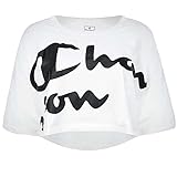 Champion T-Shirt Cropped Logo 112625WW001, Schwarz Larg