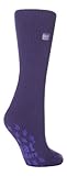 HEAT HOLDERS Damen Warm Stoppersocken Rutschfest Antirutschsohle Kuschelig Thermosocken Antirutsch für Winter (37-42, Violett)