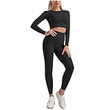 Push Up Leggings Set Lang Blickdicht Hoher Taille Bauchkontrolle Gym Leggings Ankle Freizeit Weiche Fitness Sport Elastische Elastische Draussen Yogahose Atmungsaktiv Yoga-Hose Lang