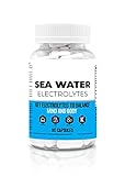 Keto Nutrition Seawater Electrolytes - 90 Kapseln - unraffiniertes Meersalz-Supplement - Unterstützung für die Keto-Diät - Elektrolyte in Tab