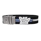 BRAYCE® Armband Toronto Maple Leafs I NHL® Trikot am Handgelenk Größen selbst anpassen I Armband verstellbar mit Puck Haptik als Geschenk für Eishockey Fans & Eishockeysp