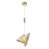 DENGJIN LED Nordic Bunte Schmetterling Einzelkopf Pendelleuchte Einfache Moderne Kreative Acryl Kronleuchter Stehtisch Restaurant Dekoration Hängende Lichter Beleuchtung, Warmes L