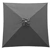 WSDJ Outdoor-Sonnenschirme, 2 x 2 m, 4 Rippen, Schirmhülle ohne Schirmständer, UV-beständig, langlebig und leicht zu reinigen, geeignet für Schwimmbäder, Strände und H