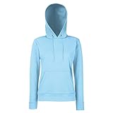 Fruit of the Loom - Classic Lady-Fit Kapuzenpullover 'Hooded Sweat' S,Sky B