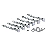 AC-Sat-Corner Schraubensatz Dachsparrenhalter 6 Holzschrauben 10x100mm und 6 Unterlegscheiben HQ Q