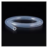 Flexibler Schlauch Lebensmittelqualität transparenter Silikonrohr-Gummi-Schlauch-Durchmesser Flexibler Milchschlauch Bier Rohr Silicagel Flexibel (Color : 8x10mm, Length : 5m)