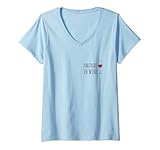 Damen Partners In Wine Freundin Weinliebhaberin Partnerlook Wein T-Shirt mit V