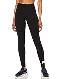 PUMA Damen, ESS Logo Leggings Hose, Cotton Black, 34