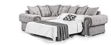 Honeypot - Sofa - Verona - 2C2 Ecksofa - 2C1 Ecksofa - 3-Sitzer Schlafsofa - grau (linke Ecksofabett)