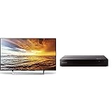 Sony KDL-32WD755 80 cm (32 Zoll) Fernseher (Full HD, HD Triple Tuner, Smart-TV) Schwarz & BDP-S1700 Blu-ray-Player (USB, Ethernet) schw