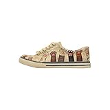 DOGO Damen Sneaker, Mehrfarbig, 40 EU