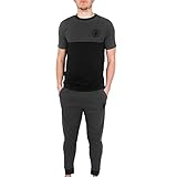 Chelsea FC - Herren Premium-Schlafanzug mit Langer Hose - Offizielles Merchandise - Geschenk für Fußballfans - Grau - L