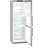 Liebherr CBNef 5735 Kühl-Gefrier-Kombination, freistehend, 393 l, D, silberfarb