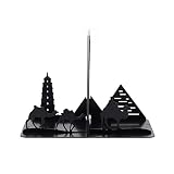 LLSS Buchstütze Buchstützen Dekorative Buchstützen Heavy Duty Buchstütze Bücherregal Dekor für Schlafzimmer Bibliothek Büro Schule Erwachsene Kinder Geschenk Metall Schwarz B