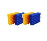 Pondlife Ersatzteil für CBF-Teichfilter - CBF-350 Ersatz-Filterschwämme 2X blau, 2X gelb