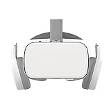 XINGLL VR Headset, 3D Brillen, Virtual Reality Goggles, Anti-Blue Eye-geschützte Optische Linse, 360-Grad-immersive Handy-Spiele-Film-Brille, Universell Einstellbar Bequem ( Color : White , Size : C )