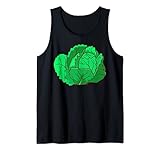 Weißkohl Kohl Weißkraut Kopfkohl Gemüse Vegetarisch Vegan Tank Top