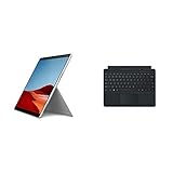 Microsoft Surface Pro X, 13 Zoll 2-in-1 Tablet (Microsoft SQ2, 16GB RAM, 256GB SSD, Win 10 Home) Platin + Surface Pro X Signature Keyboard mit Slim Pen, Schw