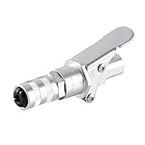 Aoluode Fettpressen-Kupplung, Hochleistungs-Schnellentriegelungs-Fettkupplung, 88 mm, spezielle Mundstück-Kupplung, passend für alle SAE- und metrischen Zerk-Armaturen – 1/8 Zoll NPT Fitting