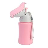 NUOBESTY Kinder Urinal Flasche Urinflasche Notfall Töpfchen Flaschen Tragbare Kindertoilette WC Mobile Toilette für Baby Jungen Mädchen Auto Reise Unterwegs Camping