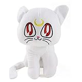 Cosplaypark Luna Diana Artemis Puppe Katze Plüschtiere ty Kuscheltier Kawaii Zubehör 30 cm (Weiß)