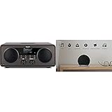 TechniSat DIGITRADIO 631 - Stereo Internetradio (DAB, UKW, 70 Watt 2.1 System m. Subwoofer, CD, USB, Bluetooth-Streaming) anthrazit & Echo Dot (4. Generation),