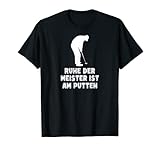 Herren Ruhe der Meister Golfer Platzreife Golfplatz Golfball T-S