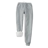 SGSD Herren Jogginghose,Winter Damen-Trainingshose Warme Fleece-GefüTtert Sherpa-Freizeit-Hose Lang Thermohose,Outdoor,Sporthose Jogger Hose Sweathose-Fleecehose GroßE GrößEn,Sweatp