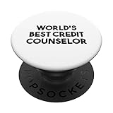 Credit-Rat Funny - World's Best Counselor PopSockets mit austauschbarem PopGrip