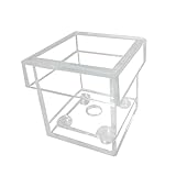 Baobiutin Acryl-Blumen-Geschenkbox, Acryl-Display-Koffer-Anzeige-Cube-Cube-Lagerregal für Blumengeschenke 1PC