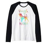 Beagle Mama Bunte Beagle Geschenke Hund Mutter Rag