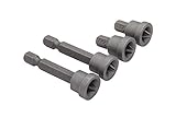 10 Stück PH 2 Bit mit Tiefenanschlag 25 mm & 50 mm für Trockenbauschrauben Trockenbau Gipskarton Schraubvorsatz (50 mm)
