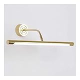 LDWHJXJFG Kim einfacher Schrank Beleuchtung, LED-Beleuchtung Make-up Moderne Armaturen im Badezimmer wasserdichte Frontnebelspiegelleuchte Bad Wandlampe Hotel - Temperatur und Licht 51,5 cm, 9 W