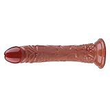 NNTX Séxspīélzéūg Für Síè,21 cm Braun Massage Riesiger Penetrator-Anfängertrainer Das Saugnapf Frei Damen Echtes Freihändiges Mit Für W21C0110W