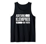 Klempner Heizung und Sanitär Lustiges Heizungsbauer Tank Top