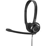 Sennheiser PC 5 - Passives Geräuschunterdrückendes Multi-Plattform On-Ear-Stereo Headset PC, Kopfhörer mit Kabel & Mikrofon, Online-Unterricht & -Anrufe, 3,5-mm-Buchse, Laptop, Telefon, PC & Tab