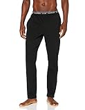 Calvin Klein Herren Sleep Pant Schlafanzughose, Schwarz (Black 001), Larg